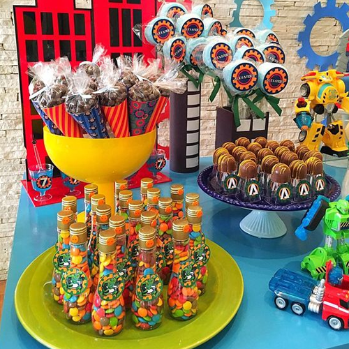 rescue bots party food