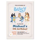 Bluey Birthday Party Invitation