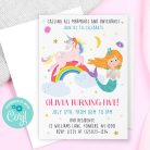 Mermaid & Unicorn Invitation