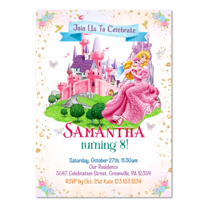Princess Aurora Invitation
