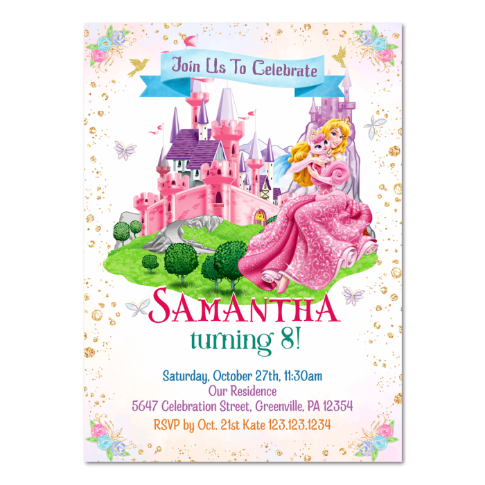 Princess Aurora Invitation